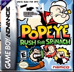 Game Boy Advance Popeye Rush for Spinach Front CoverThumbnail
